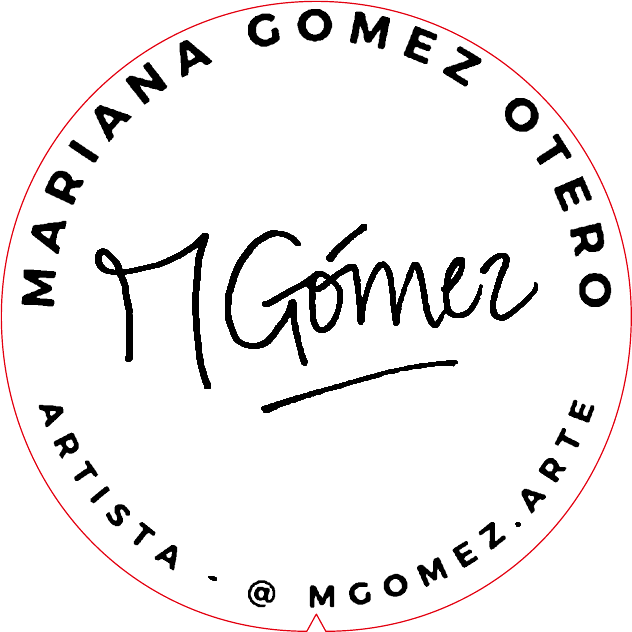 M Gómez Arte — Sello